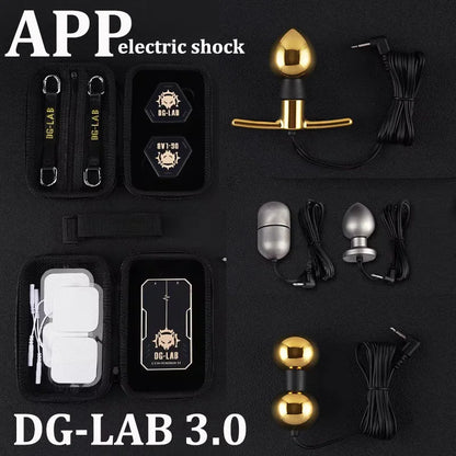 DG-LAB 3.0 E-Stim Power Box APP Control Electric Shock Medical Themed Sex Toys SM Player Sex Electrical Stimulator for Couples