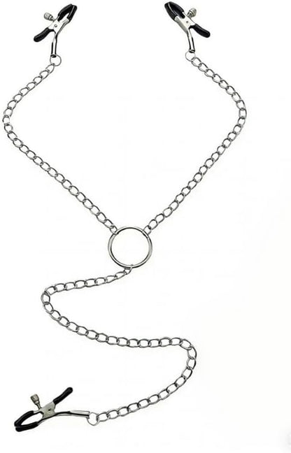 Nipple Clamps Adult Sex Toys ，Clit Clamp Adjustable Non-Piercing Body Chain Clip Jewelry
