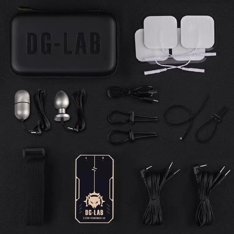 DG-LAB 3.0 E-Stim Power Box APP Control Electric Shock Medical Themed Sex Toys SM Player Sex Electrical Stimulator for Couples