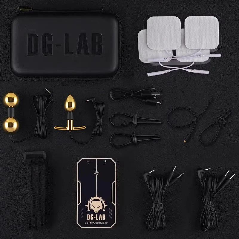 DG-LAB 3.0 E-Stim Power Box APP Control Electric Shock Medical Themed Sex Toys SM Player Sex Electrical Stimulator for Couples