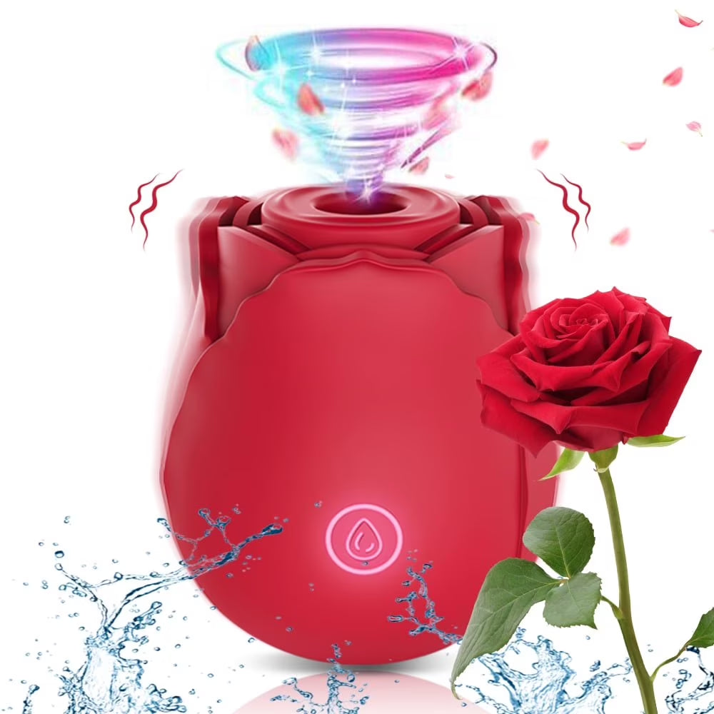 TLUDA Rose Toys Sucking Vibrator Thrusting G Spot