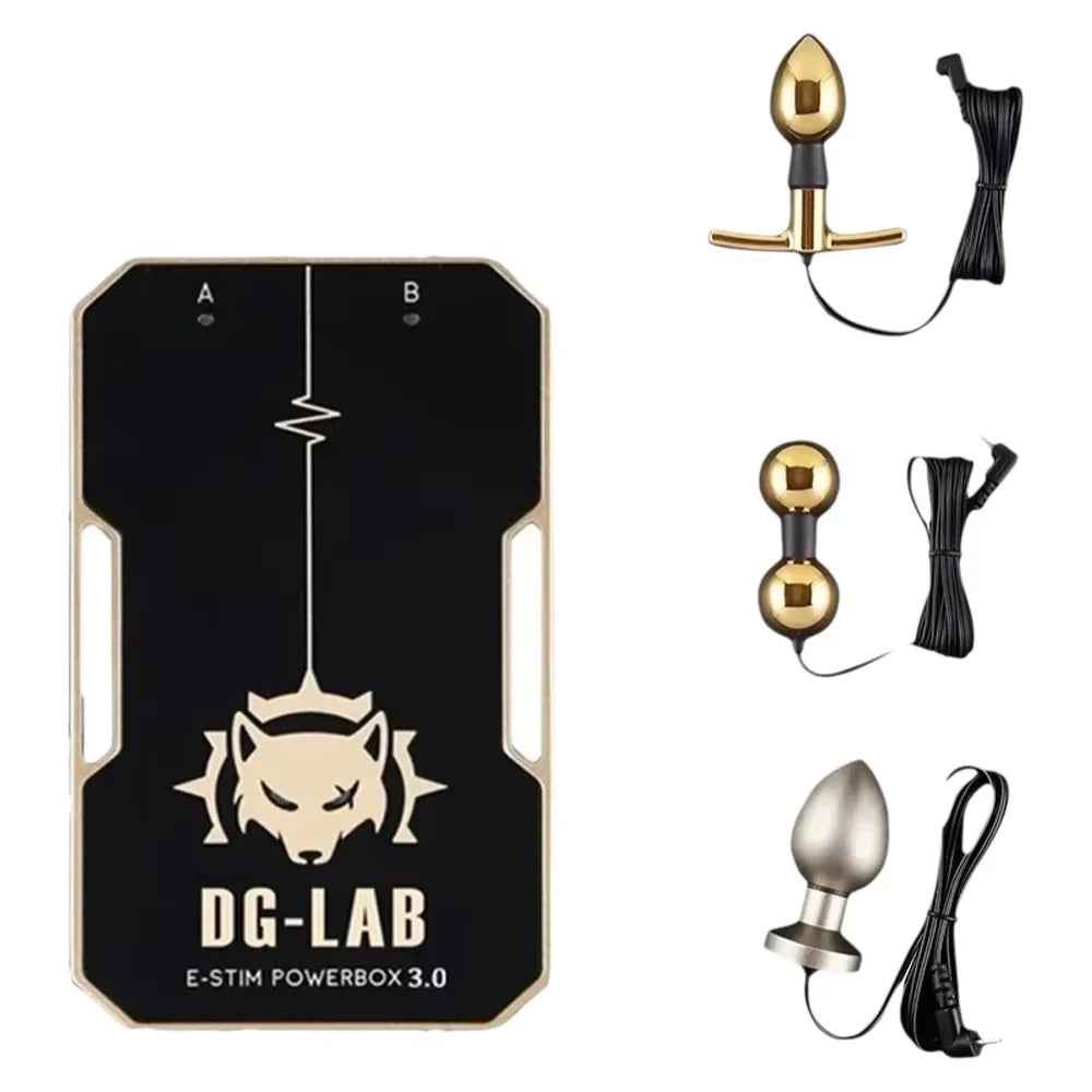 DG-LAB 3.0 E-Stim Power Box APP Control Electric Shock Medical Themed Sex Toys SM Player Sex Electrical Stimulator for Couples